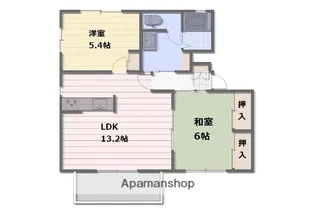 サンハイム【1階】の間取り