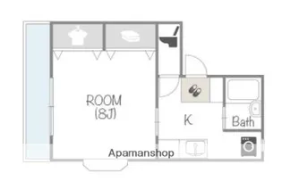 EMライフ唐原【1階】の間取り
