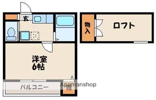 エムビルニュー雅【1階】の間取り