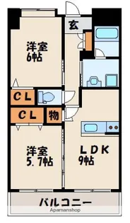 プリンセスティアラ【6階】の間取り