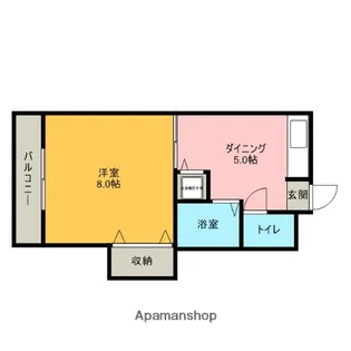 サンオークⅡ【2階】の間取り