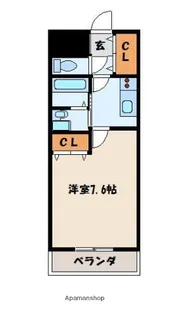 グランピア朝野【2階】の間取り