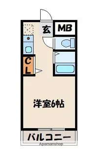 ロマネスクフィオレ香椎Ⅰ【3階】の間取り