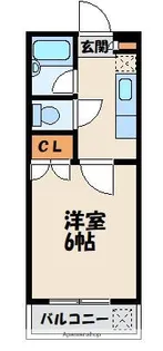 ジュネス和白丘【3階】の間取り