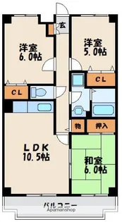 コンフォート香椎東【2階】の間取り