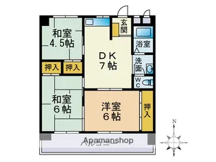 第3堺ビル【6階】の間取り