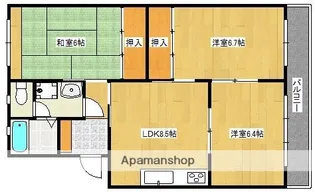 サンシャイン21【香住】【1階】の間取り