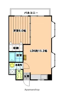 サンシャイン21【4階】の間取り