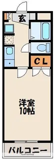 エルヴェール新宮【2階】の間取り