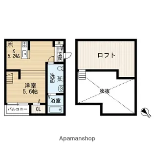プロムナード和白【1階】の間取り