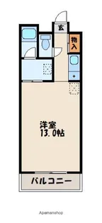 奈多パピヨン【2階】の間取り