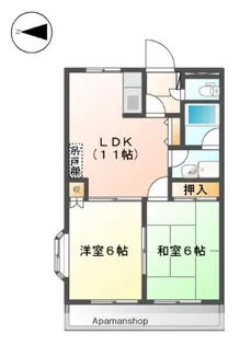 コスモヒルズ【2階】の間取り