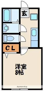 出光ハイツ【2階】の間取り
