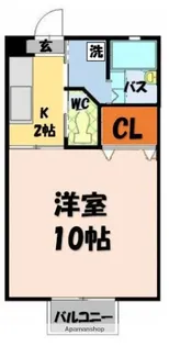 橘倶楽部1から8番館【2階】の間取り