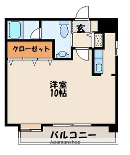 レシェンテ・ヴィラ千早【9階】の間取り