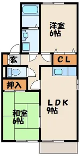 サンハイム・田熊【101号室】の間取り