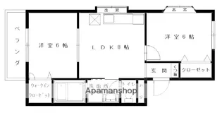 レンブランサ舞松原ⅠC【1階】の間取り