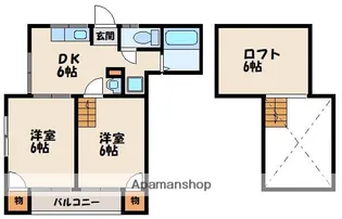 キーズハウス【1階】の間取り
