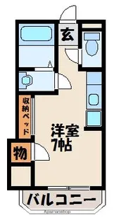 エスポアール古賀【2階】の間取り
