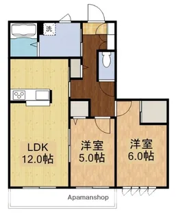 ミルキーウェイⅤ【3階】の間取り
