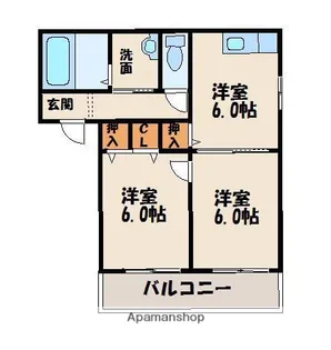 グランシード三苫【2階】の間取り