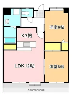 ウッドビレッジ01【3階】の間取り