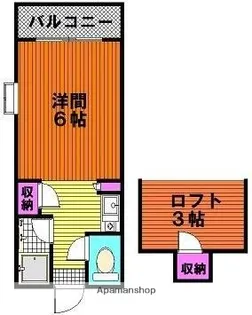 ウイング和白東【1階】の間取り