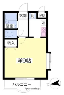 オアシス香椎【1階】の間取り