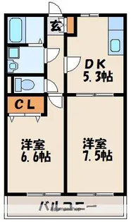 アムール樟【2階】の間取り