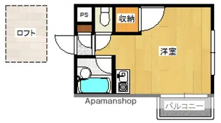 エクセル千早【1階】の間取り