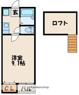 サンヒルズ赤間Ⅰ【1階】の間取り