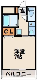 エルフコート新宮【3階】の間取り