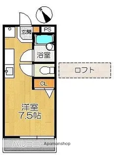 風雅1号館【2階】の間取り