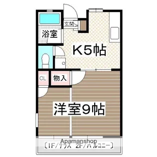 エクセル産大前【1階】の間取り