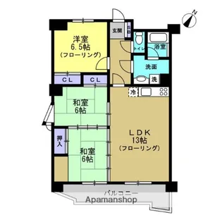 ルーチェ香住ヶ丘【2階】の間取り