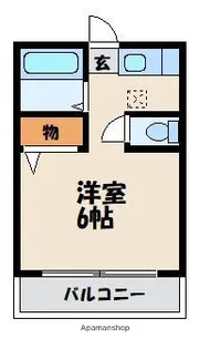 アメニティ水谷【2階】の間取り