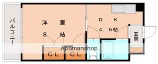 レントハウス九産大前ビル【4階】の間取り
