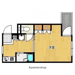 ダイナコート産大前【5階】の間取り