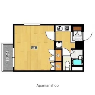 ダイナコート産大前【3階】の間取り
