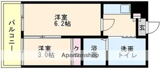 アメニティ香椎宮前【7階】の間取り