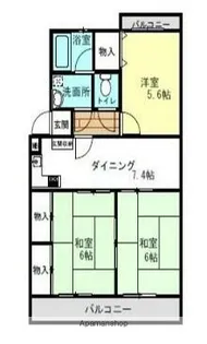ウインクス光岡【1階】の間取り
