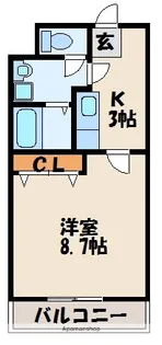 グレイス ヒルズ【4階】の間取り