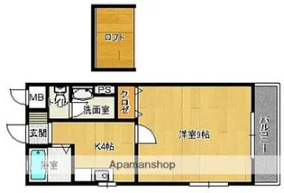 グランコート香椎参道【2階】の間取り