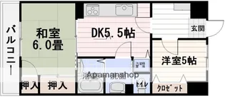 カサデエスタシオン【4階】の間取り