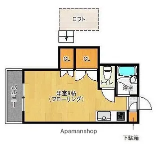 ミュゼットⅡ【1階】の間取り