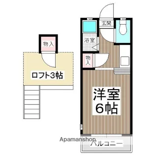 ウイング美和台【2階】の間取り