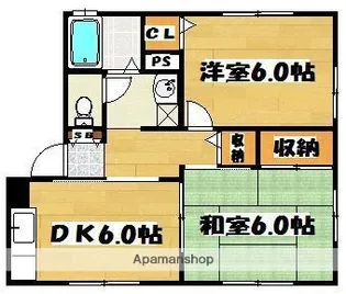 ディアス美和台【2階】の間取り