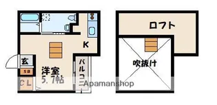 フェリーチェ香住ヶ丘【1階】の間取り