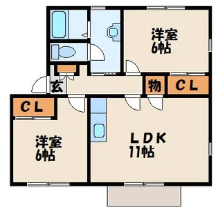 M&M【2階】の間取り