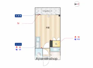 プレアール福工大前【5階】の間取り